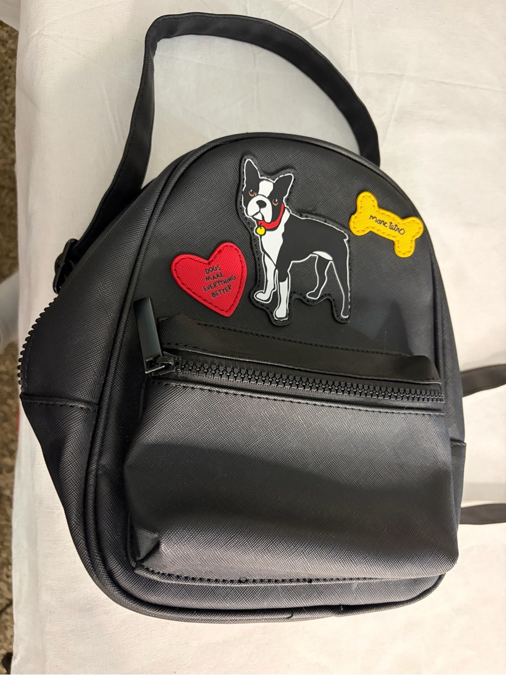 Marc Tetro Mini Backpack Boston Terrier